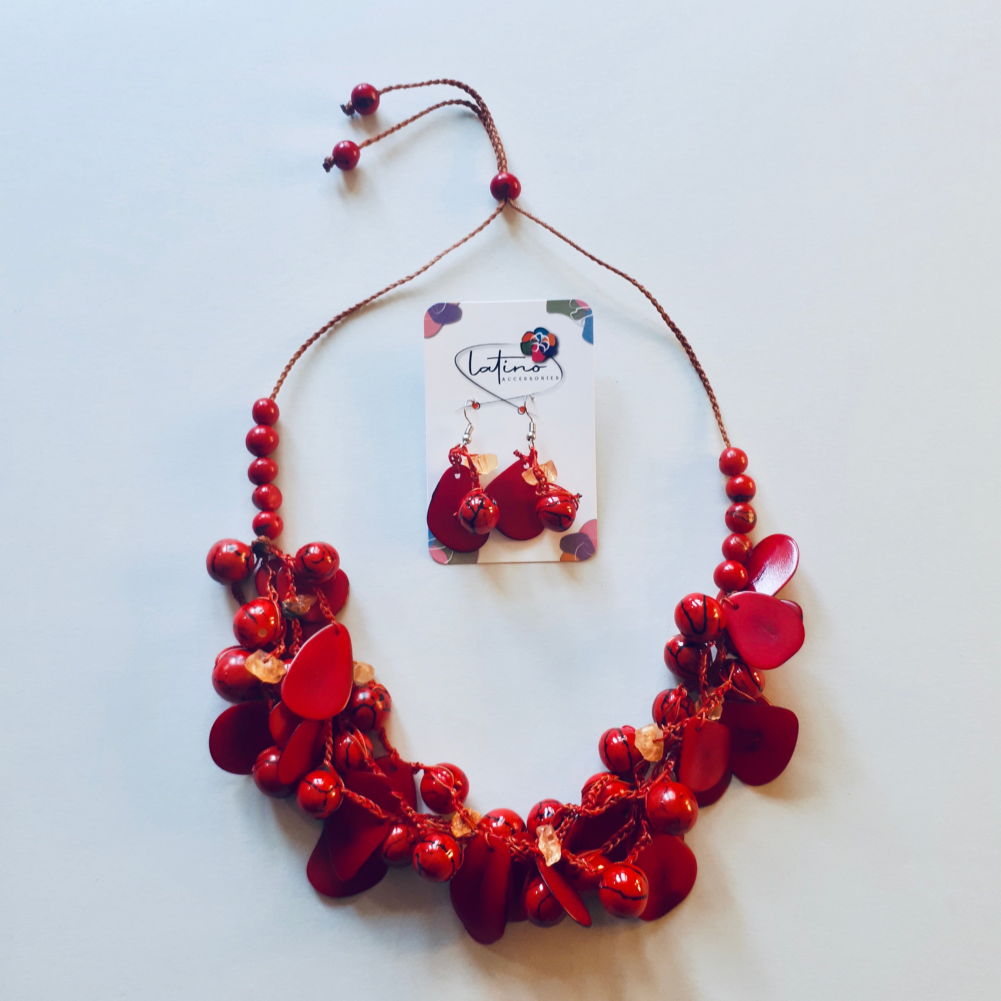 Red Tagua Necklace